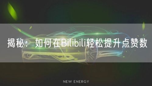 揭秘：如何在Bilibili轻松提升点赞数