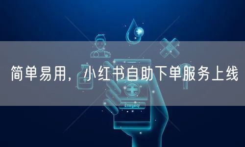 简单易用，小红书自助下单服务上线
