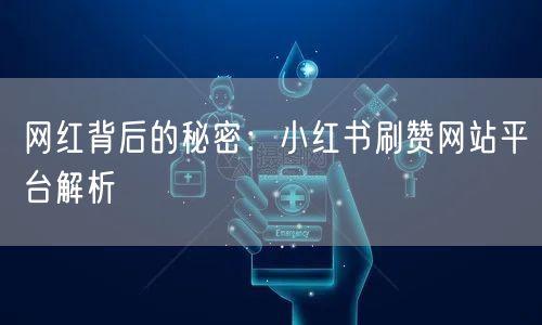 网红背后的秘密：小红书刷赞网站平台解析