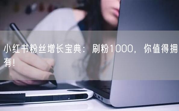小红书粉丝增长宝典：刷粉1000，你值得拥有！